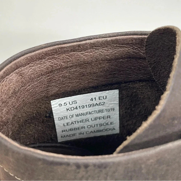 NWT Kodiak Leather Hiking Boot in Fossil Womens Size 9.5 - Picture 10 of 10